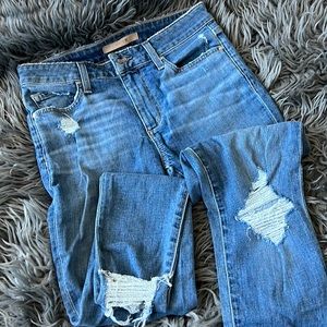 Joe’s distressed jeans
